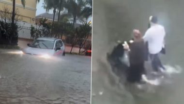 Florida Floods Videos: Extreme Flooding in Miami and Other Parts of Florida Following Incessant Rainfall, Flash Flood Emergency Declared