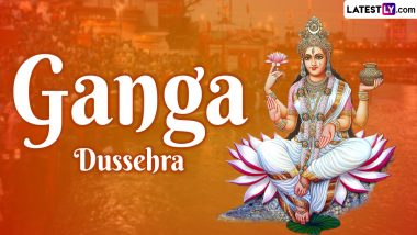 Happy Ganga Dussehra 2024 Wishes & Photos: Share WhatsApp Messages, Gangavataran HD Images, SMS and Greetings To Mark This Auspicious Day