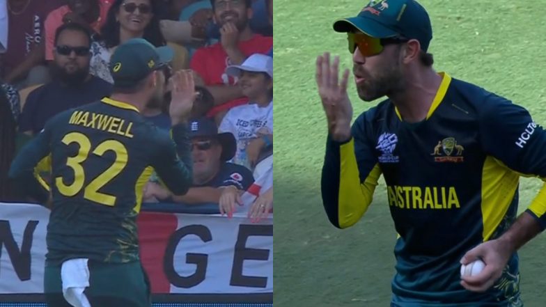 Glenn Maxwell Performs WWE Star John Cena’s ‘You Can’t See Me’ Celebration To Tease England Fans After Taking Jonny Bairstow’s Catch During AUS vs ENG T20 World Cup 2024 Match