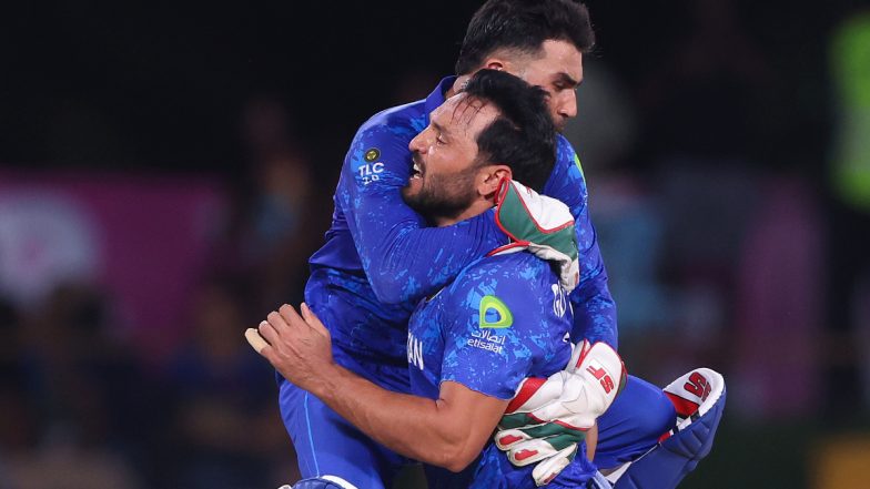 Gulbadin Naib Wins Man of the Match Award in Afghanistan vs Australia ICC T20 World Cup 2024 Super 8 Match