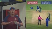Gulbadin Naib Gets 'Cramps' As Coach Jonathan Trott Signals Team to Slow Down Proceedings After It Started To Rain With Afghanistan Ahead on DLS in T20 World Cup 2024 Super 8 Clash vs Bangladesh (Watch Video)