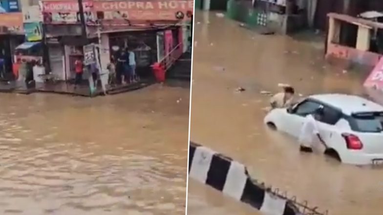 India Rains: Heavy Rainfall Lashes Parts of Tamil Nadu, Himachal Pradesh and Maharashtra’s Mumbai; Causes Waterlogging in Assam’s Guwahati (Watch Videos)