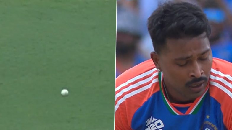 India Winning Moment Video: Watch Final Ball of Last Over by Hardik Pandya As Men in Blue Win ICC T20 World Cup 2024 Title