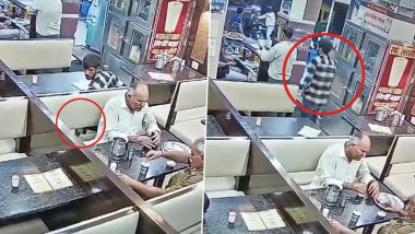 Theft Caught on Camera in Jodhpur: Man Steals Phone as Unaware Owner Continues His Meal; Viral Video Surfaces