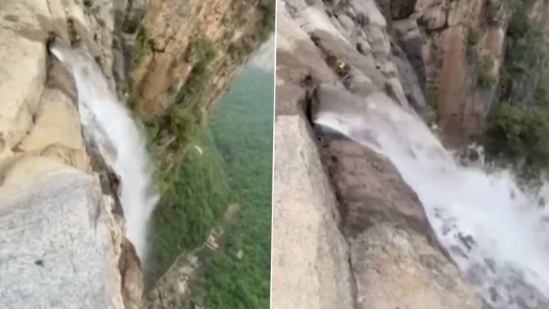 Yuntai Mountain Waterfall in China Not Natural? Hiker Finds Large Pipe Supplying Water to China's Tallest Waterfall, Authorities Issue Clarification After Video Goes Viral