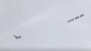 India Vs Pakistan ICC T20 World Cup Match: Aircraft Carrying 'Release Imran Khan' Message Flies Over Nassau, Video Surfaces
