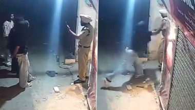 Punjab: Three Boys Attack Watchman After He Stops Them From Roaming in Market During Nighttime, Video of Assault Surfaces