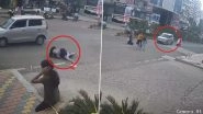 Accident Caught on Camera in Pimpri Chinchwad: Woman Flung in Air as Speeding Car Hits Her, Horrifying Video Surfaces