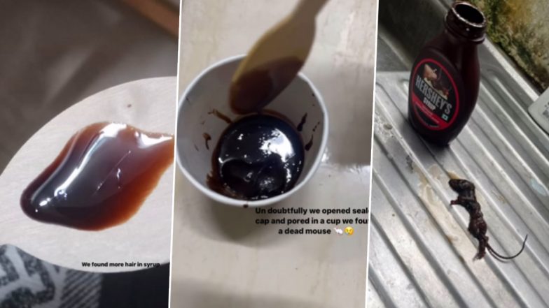 Dead Mouse Found in Hershey’s Chocolate Syrup Ordered Online From Zepto, Family Shares Video