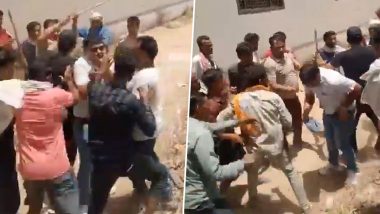 Uttar Pradesh: Angry Over Frequent Power Cuts, Villagers Thrash Electricity Department Officials in Moradabad; Two Arrested After Video Goes Viral