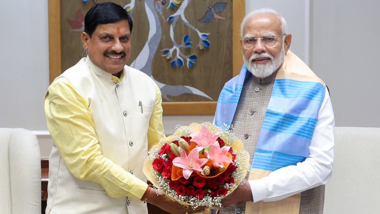 Madhya Pradesh CM Mohan Yadav Meets PM Narendra Modi in Delhi, Shares Pics