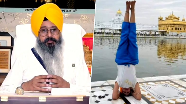 Archana Makwana Yoga at Golden Temple Row: FIR Registered Against Instagram Influencer for Performing Yoga at Sri Harmandir Sahib