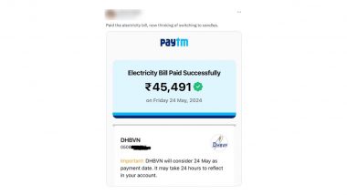 Gurugram Man Pays Rs 45,000 Electricity Bill in Two Months, Says ‘Thinking of Switching to Candles’