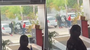 Haryana: Miscreants Open Fire At Mahindra Showroom in Hisar, Leave Note Demanding Rs 5 Crore Ransom; Video Surfaces