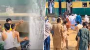 Pakistan: Youths Making TikTok Video Splash Water on Passing Train Using Bike, Get Thrashed by Angry Passengers