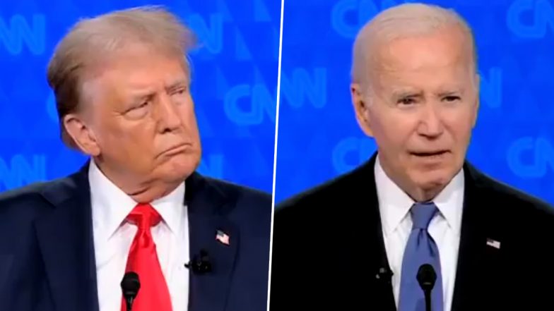 Donald Trump Denies Having Sex With Porn Star During US Presidential Debate 2024 With Joe Biden (Watch Video)