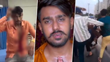 Avinash Rajput Beaten in Noida: Miscreants Brutally Thrash YouTuber, Vandalise His Car Near Gaur City Mall; Four Arrested After Video Goes Viral