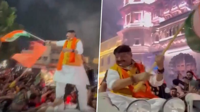 India Win T20 World Cup: Madhya Pradesh Minister Kailash Vijayvargiya Joins Celebrations in Indore After Men in Blue Defeat South Africa (Watch Video)