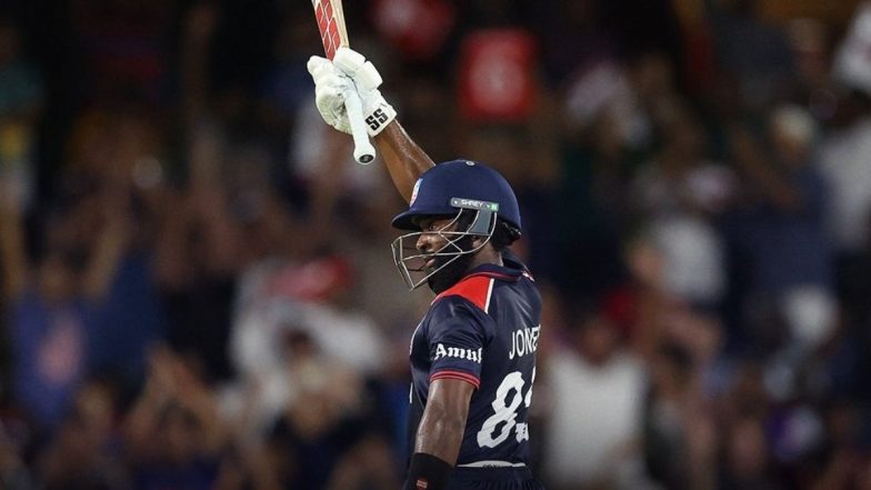 USA Beat Canada by Seven Wickets in ICC T20 World Cup 2024 Opening Match, Aaron Jones’ Unbeaten 94-Run Knock Helps Hosts Chase Down 195 in Dallas