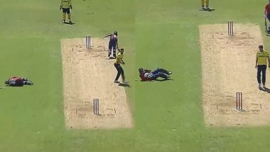 Chris Wood Showcases Heartwarming Sportsman Spirit During Vitality T20 Blast, Opts Not To Run Out Matt Parkinson After Gets Hit by the Ball (Watch Video)