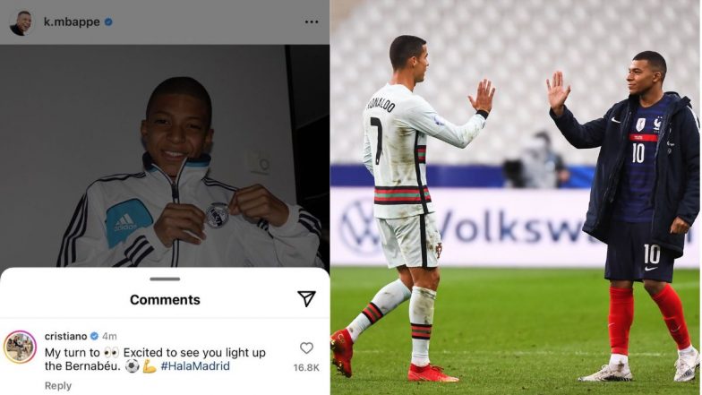 Cristiano Ronaldo Leaves Heartwarming Comment on Kylian Mbappe’s Instagram Post After He Joins Real Madrid