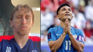 Sunil Chhetri Last Match: Luka Modric Sends Heartfelt Message for Indian Football Team Captain Ahead of His Final Match Against Kuwait in FIFA World Cup 2026 Asian Qualifier (Watch Video)