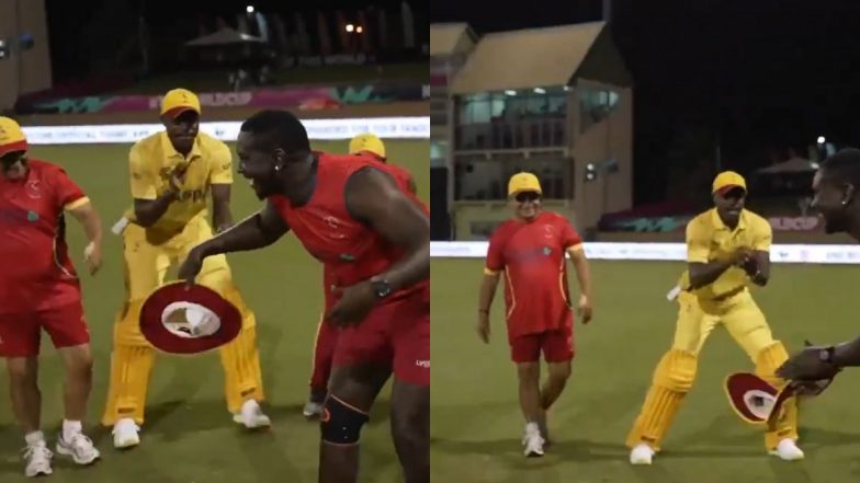 Uganda Players Perform Victory Dance After Registering First-Ever T20 World Cup Win by Defeating Papua New Guinea (Watch Video)