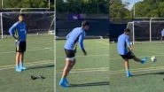 Suryakumar Yadav Showcases Football Skills During Practice Session Ahead of IND vs PAK ICC Men&rsquo;s T20 World Cup 2024 Clash, Video Goes Viral