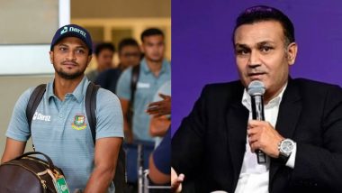 Virender Sehwag Slams Shakib Al Hasan for Poor Show in T20 World Cup 2024, Says 'You Are Not Adam Gilchrist or Matthew Hayden... You are a Bangladeshi Player, Play According to Your Strength'