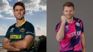 Australia vs Scotland Free Live Streaming Online, ICC Men&rsquo;s T20 World Cup 2024: How to Watch AUS vs SCO Cricket Match Live Telecast on TV?