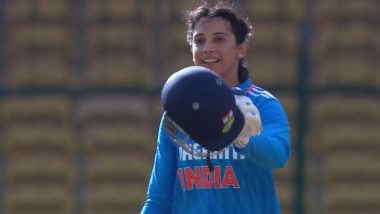 India Women’s Cricket Team Vice-Captain Smriti Mandhana Makes History, Scores Most Runs in Three Match ODI Series