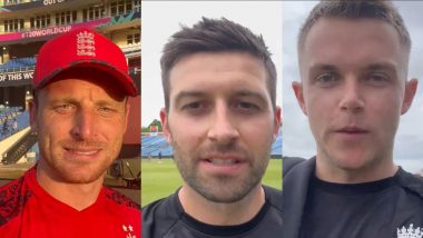 Jos Buttler, Mark Wood, Harry Brook and Other England Cricketers Send Best Wishes for National Football Team Ahead of Three Lions' First Match in UEFA Euro 2024 Against Serbia (Watch Video)