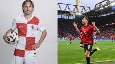 Croatia vs Albania, UEFA Euro 2024 Live Streaming and Match Time in IST: How to Watch Free Live Telecast of CRO vs ALB on TV and Online Stream Details of Football Match in India?