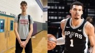Oliver Rioux Sets Record for Tallest Teenage Basketball Player at 7 Feet 9 Inches, Could Break Victor Wembanyama and Boban Marjanovic&rsquo;s Record of Tallest NBA Active Player