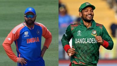 IND vs BAN T20 World Cup 2024 Super 8 Preview: Likely Playing XIs, Key Battles, H2H and More About India vs Bangladesh Men’s T20WC Cricket Match in Antigua