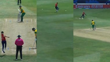 Jos Buttler Nails Sensational Direct Hit to Dismiss Heinrich Klaasen During ENG vs SA ICC T20 World Cup 2024 Super 8 Match (Watch Video)