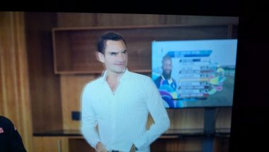 Fan Spots Kyle Mayers Bowling During CPL Match in Roger Federer’s Documentary ‘Twelve Final Days’, Video Goes Viral