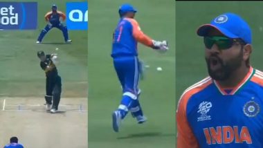 Angry Rohit Sharma ‘Abuses’ Rishabh Pant After Wicketkeeper Misses A Chance to Take Mitchell Marsh’s Catch During IND vs AUS T20 World Cup 2024 (Watch Video)