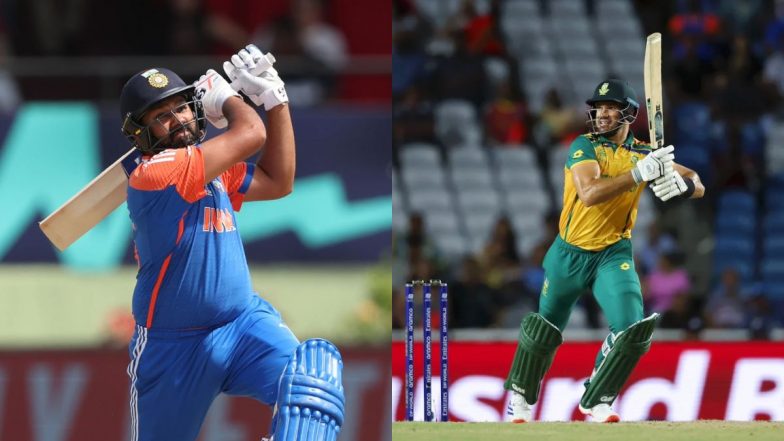 How to Watch IND vs SA ICC T20 World Cup 2024 Final Free Live Streaming Online? Get Telecast Details of India vs South Africa Twenty20 Cricket Match on TV with Time in IST