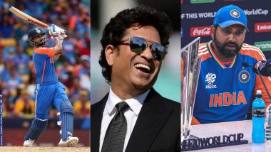 Sachin Tendulkar Posts Congratulatory Message for Virat Kohli and Rohit Sharma As Both Players Retire From T20I Cricket After IND vs SA ICC T20 World Cup 2024 Final (See Post)