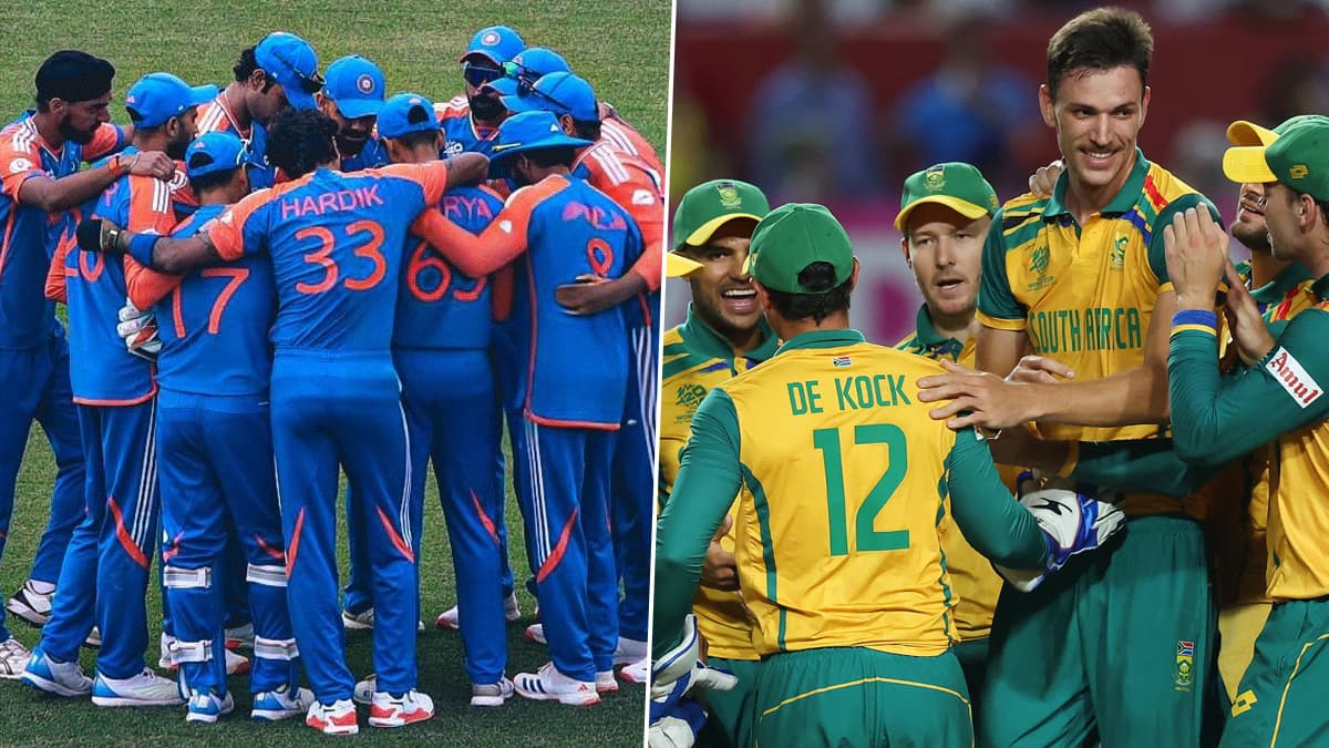 ICC T20 World Cup 2024 Final: India vs South Africa Overall Head-to-Head, When and Where To Watch Free Live Streaming Online