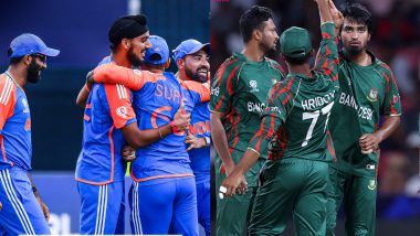 India vs Bangladesh Free Live Streaming Online, ICC Men's T20 World Cup  2024 Super 8: How To Watch IND vs BAN Cricket Match Live Telecast on TV? |  🏏 LatestLY
