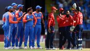 IND vs ENG T20 World Cup 2024 Semi-Final Preview: Likely Playing XIs, Key Battles, H2H and More About India vs England Men’s T20WC Cricket Match in Guyana