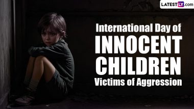 All You Need To Know About International Day of Innocent Children Victims of Aggression 2024