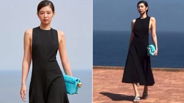 BLACKPINK’s Jennie Kim Makes Runway Debut As She Closes Jacquemus FW24 ‘La Casa’ Show in Stunning Backless Black Midi Dress, Watch Video of the K-Pop Star