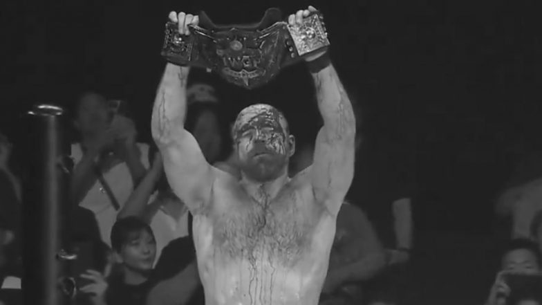 Former WWE Star Dean Ambrose, Also Popularly Known as Jon Moxley, Left Drenched in Blood After Fight With Josh Barnett at Bloodsport Bushido 2024 (Watch Video)