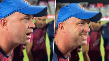 Head Coach Jonathan Trott Fuels Up Afghanistan Players With Inspirational Pep-Talk Ahead of SA vs AFG ICC T20 World Cup 2024 Semi-Final, Says ‘Whatever It Takes’ (Watch Video)