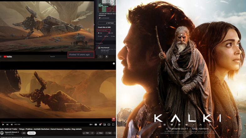 Kalki 2898 AD Plagiarised? Concept Illustrator Alleges Makers of Prabhas’ Film Used Artwork Without Permission