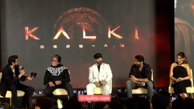 Prabhas Praises His Kalki 2898 AD Co-Stars at Pre-Release Event; Deepika Padukone Teases ‘Introvert’ Actor by Saying His Speech Should Be Celebrated – Here’s Why (Watch Video)