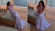 Kendall Jenner Strikes a Pose on a Yacht, Flaunting Her Toned Supermodel Figure in a White, Nipple-Baring Dress (View Pics)